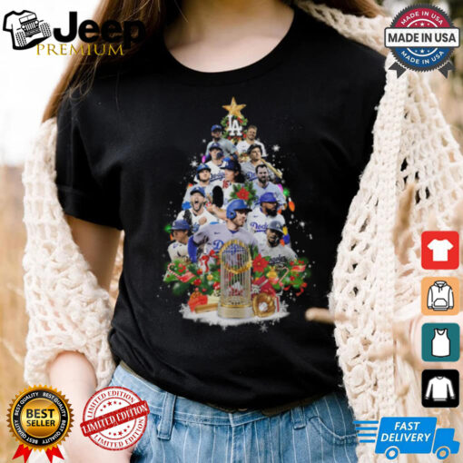 Christmas Tree Team Los Angeles Dodgers Baseball Shirt