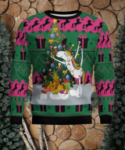 Christmas Tree Unicorn Ugly Christmas Sweater