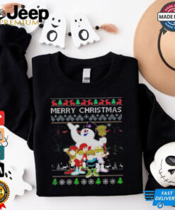 Christmas Ugly Movie Cartoon Frosty The Snowman 2024 Shirt