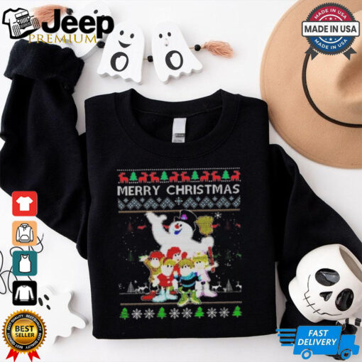 Christmas Ugly Movie Cartoon Frosty The Snowman 2024 Shirt