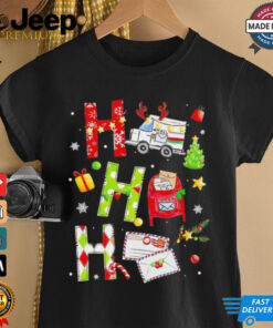 Christmas mailman ho ho ho holiday shirt