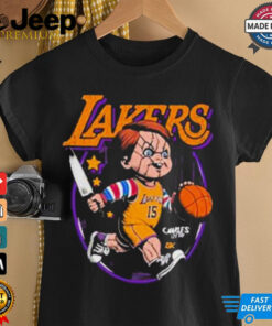 Chucky x NBA Los Angeles Lakers Graphic 2024 t shirt