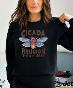 Cicada Reunion Tour 2024 Short Sleeve Graphic Tee 90 S Grunge Boho Style Shirt