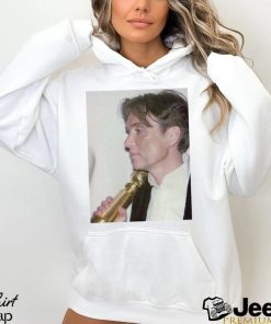 Cillian Murphy With His Golden Globe Photo Vintage T Shirt