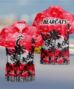 Cincinnati Bearcats Palms Tree Hawaiian Shirt