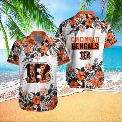 Cincinnati Bengals Hawaiian Shirt Short Combo Set Tropical Style