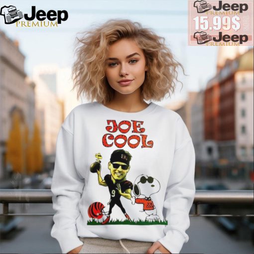 Cincinnati Bengals Joe Cool Joe Burrow and Snoopy shirt