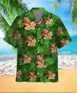 Cincinnati Bengals Leprechaun St Patricks Day Button Up Hawaiian Shirt