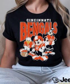 Cincinnati Bengals Mickey Donald Duck And Goofy Football Team 2024 T shirt