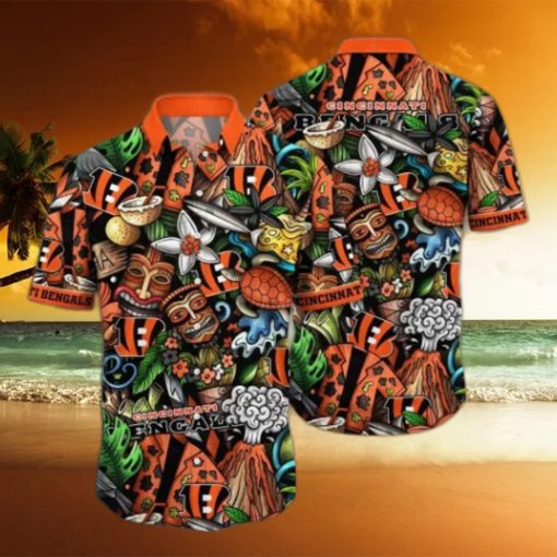 Cincinnati Bengals NFL Flower Hawaii Shirt And Tshirt For Fans