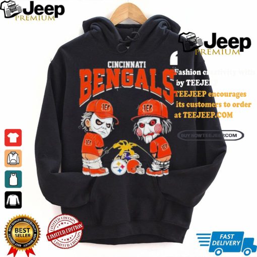 Cincinnati Bengals NFL Halloween Peeing Funny Shirt