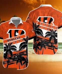 Cincinnati Bengals NFL Hawaiian Shirt Palm Trees Pattern New Design For Fans