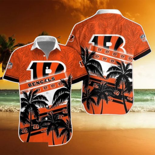 Cincinnati Bengals NFL Hawaiian Shirt Palm Trees Pattern New Design For Fans