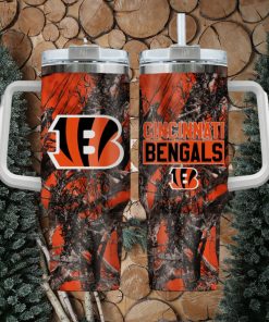 Cincinnati Bengals NFL Hunting Personalized Stanley Tumbler 40oz