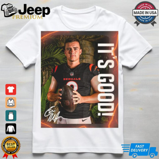 Cincinnati Bengals NFL It’s Good Evan McPherson Signature Poster t shirt