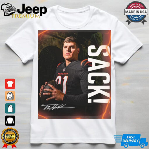 Cincinnati Bengals NFL Trey Hendrickson Sack Signature 2024 Poster t shirt