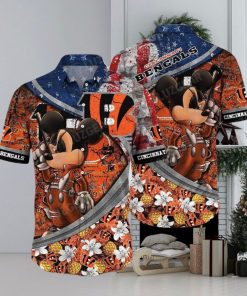 Cincinnati Bengals Nfl Hawaiian Shirt Mickey Graphic New Collection Trending Best Gift For Fans