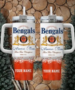 Cincinnati Bengals Personalized NFL Champions Modelo 40oz Stanley Tumbler