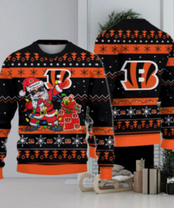 Cincinnati Bengals Santa Claus Ugly Christmas Sweater