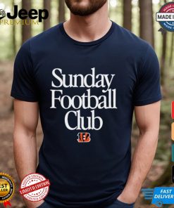 Cincinnati Bengals Sunday Football Club Heavyweight T Shirt