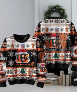 Cincinnati Bengals They Not Like Us Christmas Happy Holidays Ugly Sweater