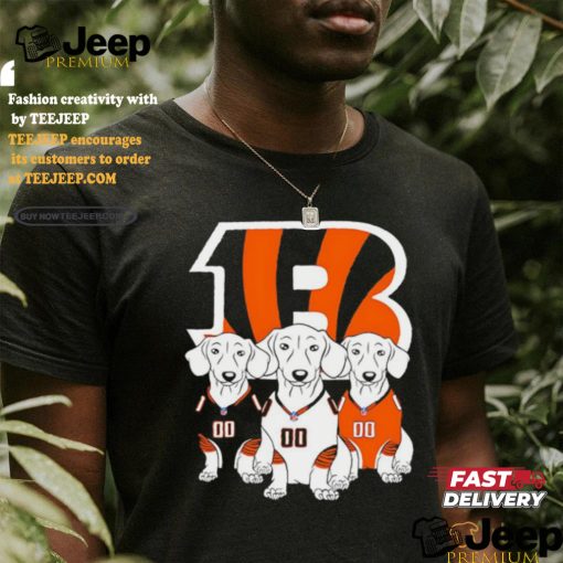 Cincinnati Bengals dachshund dogs shirt