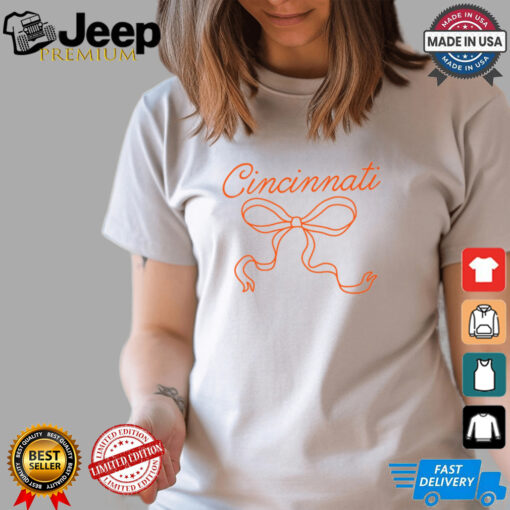 Cincinnati Croquette Bow Shirt