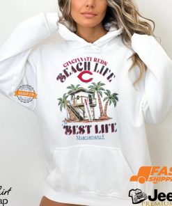 Cincinnati Reds Beach Hut Graphic T Shirt