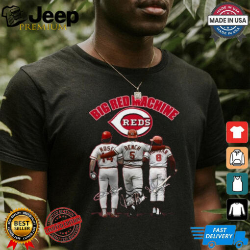 Cincinnati Reds Big Red Machine Peter Rose Johnny Bench Joe Morgan T Shirt