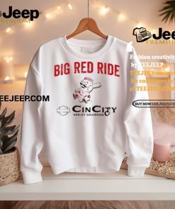 Cincinnati Reds Big Red Ride Cincity Harley Davidson Shirt