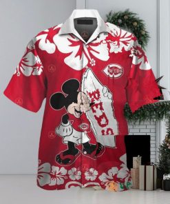 Cincinnati Reds Hawaiian Shirt Mickey Mouse Cool Hawaiian Shirts