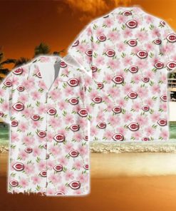 Cincinnati Reds Light Pink Hibiscus Cute Summer Gift For Men And Women Hawaiian Shirt