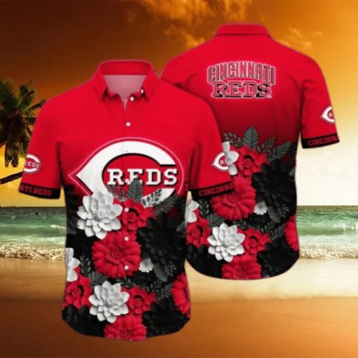 Cincinnati Reds MLB Flower Hawaii Shirt And Tshirt For Fans