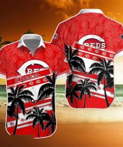 Cincinnati Reds MLB Hawaiian Shirt Palm Trees Pattern New Design For Fans