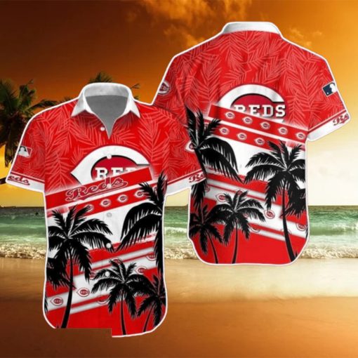 Cincinnati Reds MLB Hawaiian Shirt Palm Trees Pattern New Design For Fans