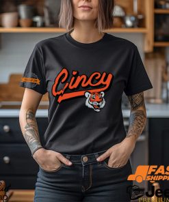 Cincy Football Tiger Script Shirt