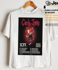 Circle Jerks x NOFX August 2024 Tour Canada Poster shirt