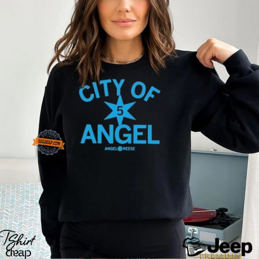 City Of Angel 5 Star Angel Reese Shirt