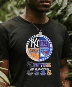 City Of Champions New York Sports Teams Logo Shirt