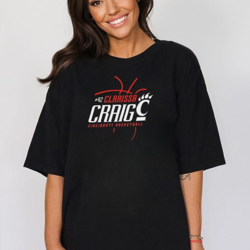 Clarissa Craig Uc Down The Paint Cincinnati basketball t shirt