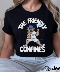 Clark the friendly confines Chicago Cubs logo shirt