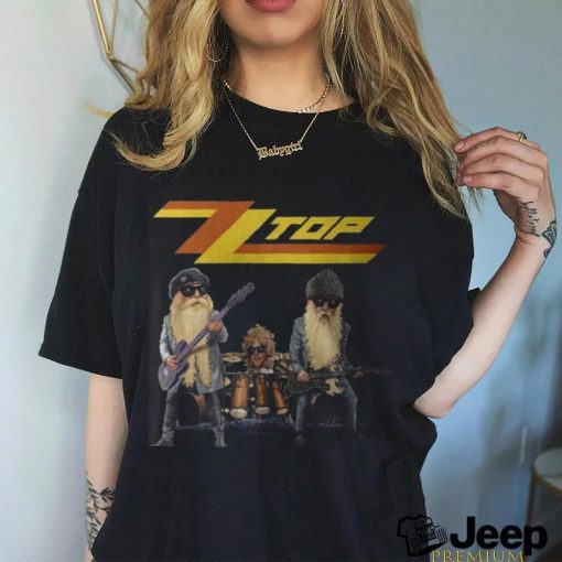 Classic ZZ Top Rock Band funny t shirt