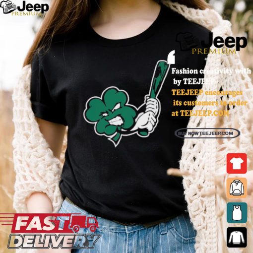 Clayton Clovers Angry Clover Black Cotton T Shirt