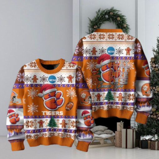 Clemson Tigers Football They Not Like Us Christmas Ugly Sweater