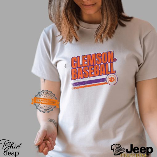 Clemson Tigers Retro Baseball Shirt