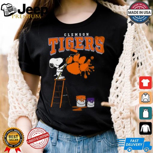 Clemson Tigers Snoopy Painting Shirt