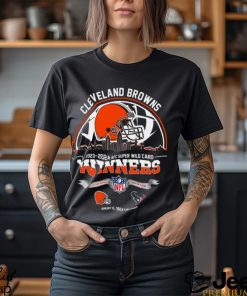 Cleveland Browns 2023 2024 AFC Super Wild Card Winners Skyline NFL Playoffs Divisional January 13 2024 At NRG Stadium Unisex T Shirt