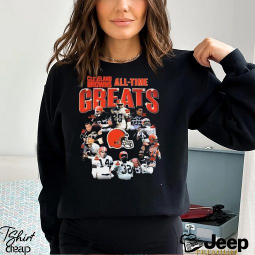 Cleveland Browns All Time Greats Signatures 2023 Shirt