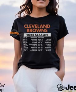 Cleveland Browns Complete Schedule 2024 Shirt