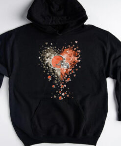 Cleveland Browns Crystal Heart Shirt